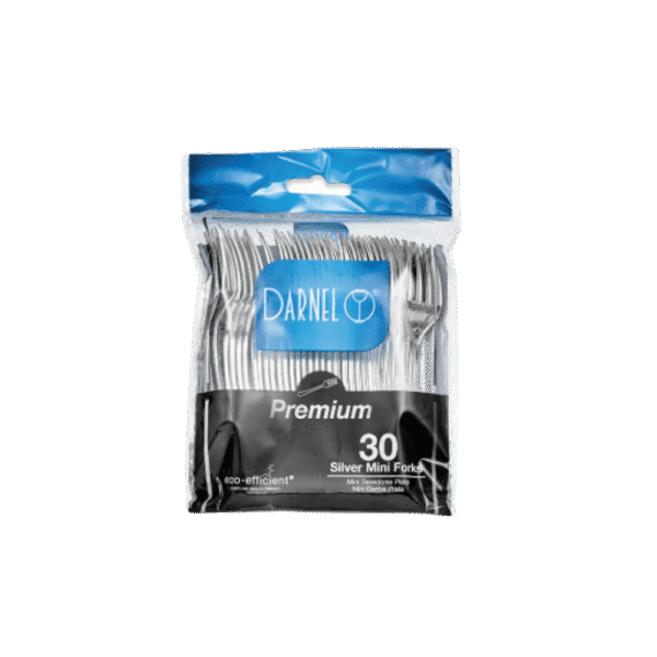 TENEDOR DARNEL PREM MINI PLATA 140DISPX30UND