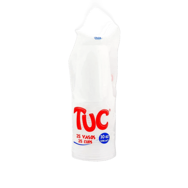 VASO TUC 10 ONZ NAT 80DISP*25UND