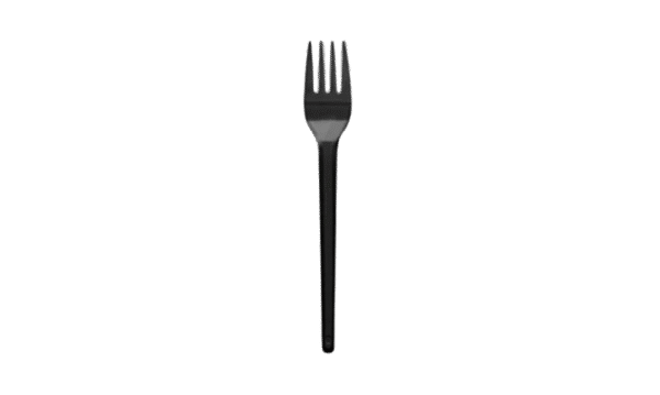 TENEDOR GRANUPLAS NEGRO 50DISPX100UND