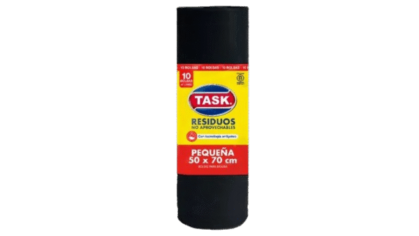 BOLSA DE BASURA TASK NEGRA 70X90 24DISP*10UND