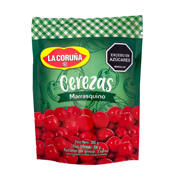 CEREZAS MARASCHINO LA CORUÑA DOY PACK  12UNDX200G