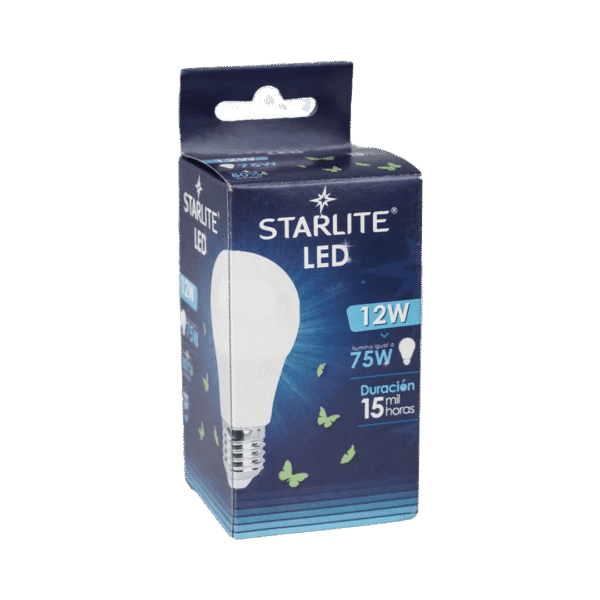 BOMBILLO STARLITE LED LUZ BLANCA 12W OPTION 10DISPX10UND