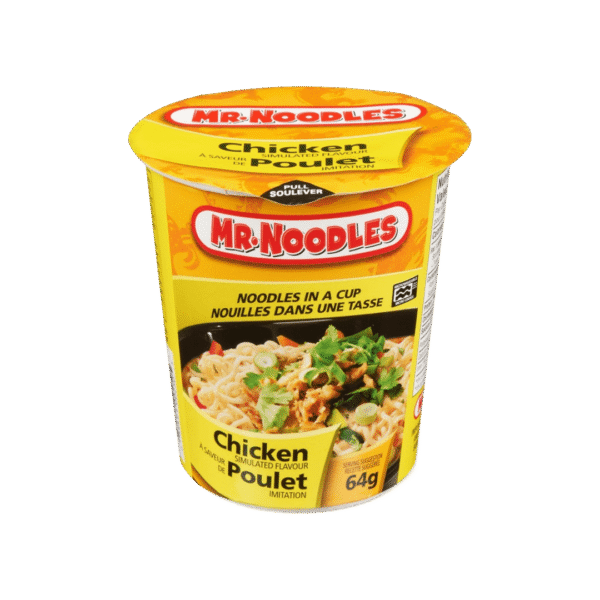 SOPA MR NOODLES VASO SABOR POLLO 12UNDX64G