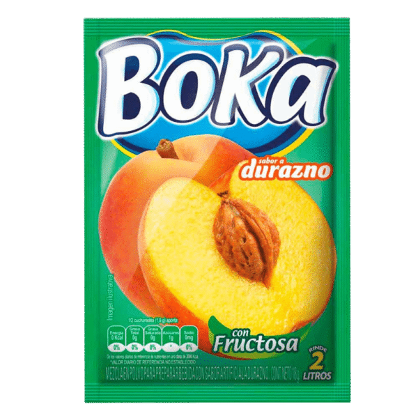 BOKA SABOR DURAZNO 24DISP*10UND*18GR(180GR)