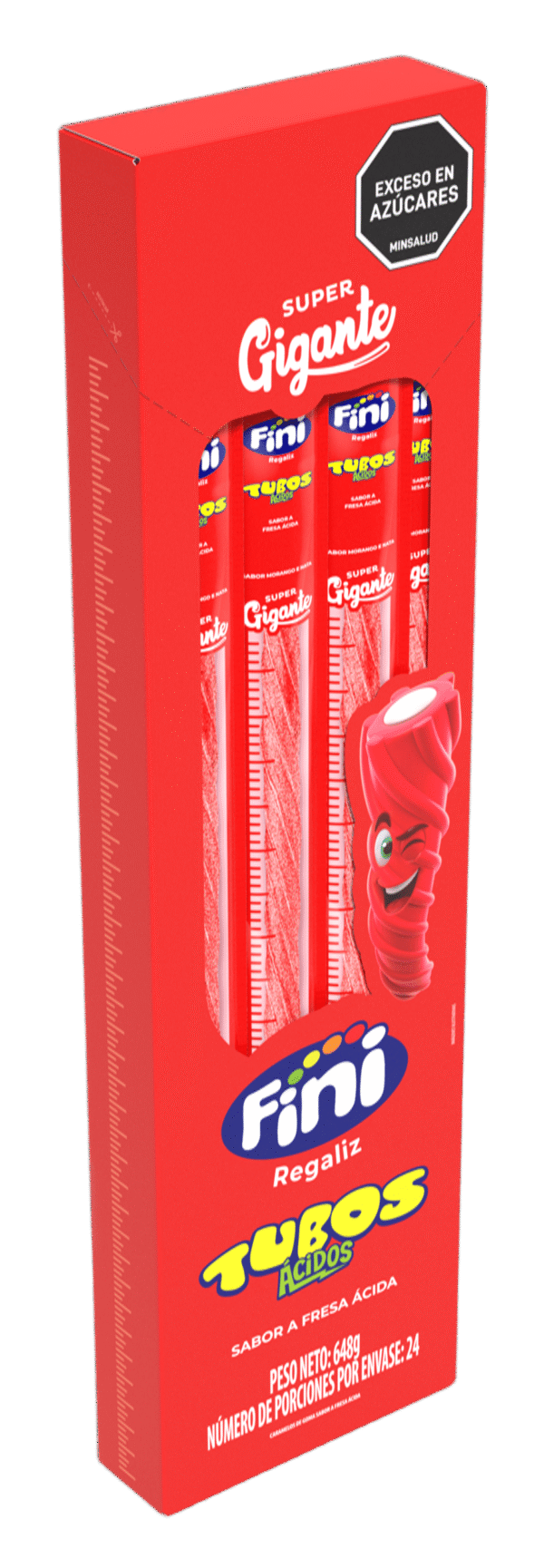 TUBOS FINI GIGANTE FRESA ACIDO 6DISPX24UNDX27G(648G)