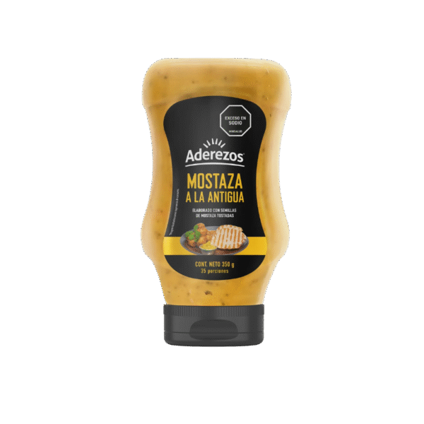 MOSTAZA A LA ANTIGUA ADEREZOS PET 12UNDX350G