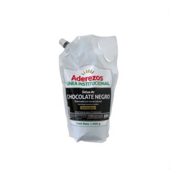 SALSA CHOCOLATE NEGRO ADEREZOS BOLSA 20UNDX1000G