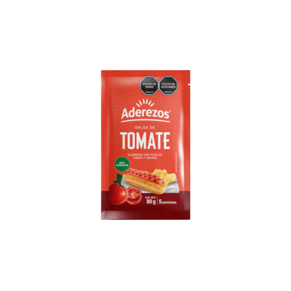 SALSA DE TOMATE ADEREZOS 12DISPX12UNDX80G (960G)