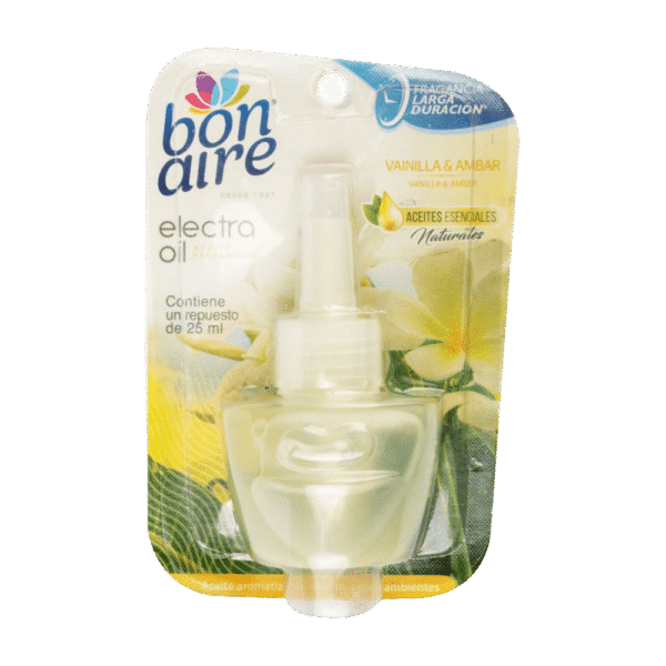 BON ELECTRICO OIL DOSIFICADOR VAP VAINILLA & AMBAR 12UND*25GRS
