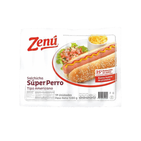 SALCHICHA TIPO AMERICANA ZENU 18UNDX2880G