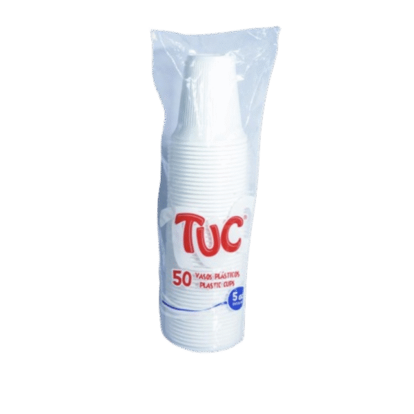 VASO TUC 5 ONZ BLANCO 60DISP*50UND