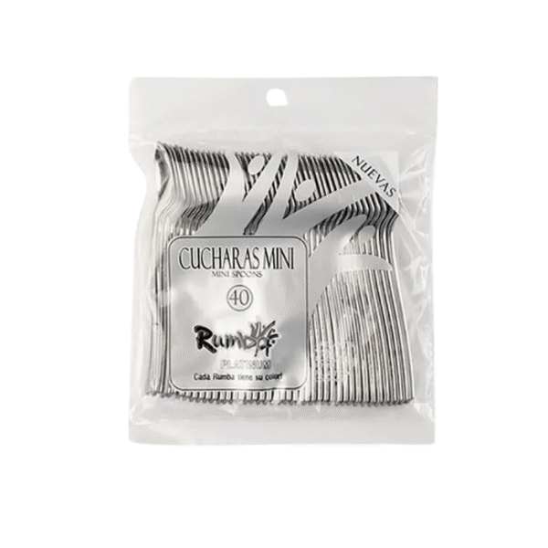 CUCHARA MINI RUMBA PLATINUM 50DISPX40UND