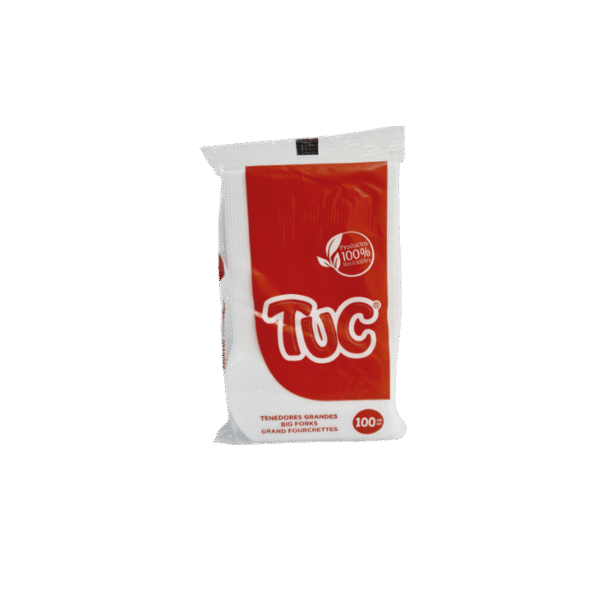 TENEDOR TUC BLANCO 20DISPX100UND