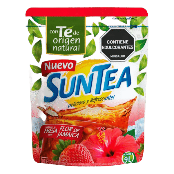 SUNTEA SABOR (FRESA) FLOR DE JAMAICA CJA 20DISP*12UND*240GR