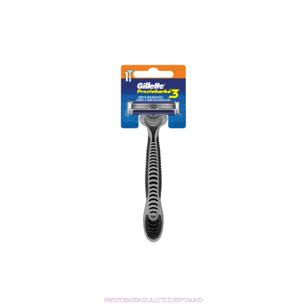 PRESTOBARBA GUILLETE 3 DISP*24UND