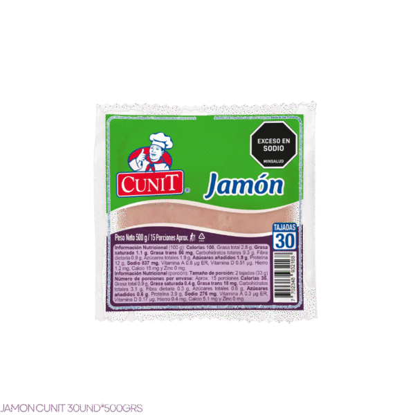 JAMON CUNIT 30UNDX500G