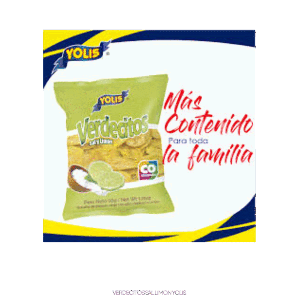 VERDECITOS SAL LIMON YOLIS 10DISPX12UNDX20G
