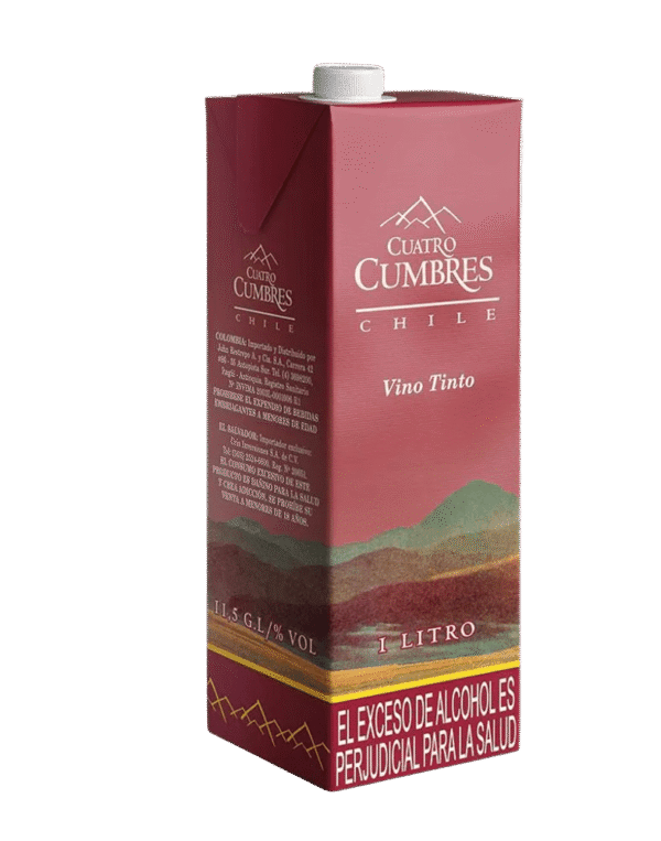 VINO 4 CUMBRE TINTO TETRA 1000ML