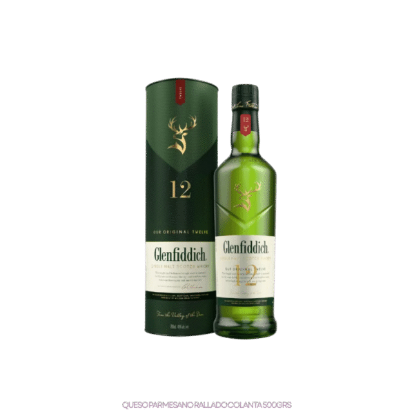 WHISKY GLENFIDDICH 12 AÑOS 750ML