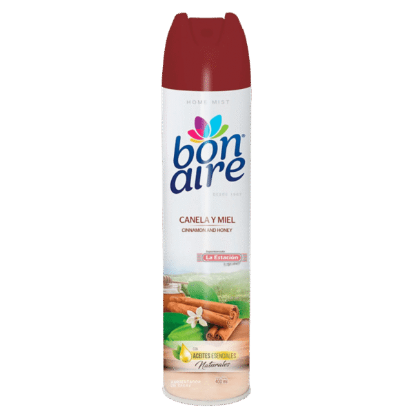 BONAIRE SPRAY CANELA Y MIEL 12UND*400ML