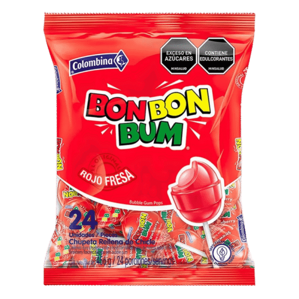 BONBONBUM FRESA ROJO 15DISPX24UNDX456G