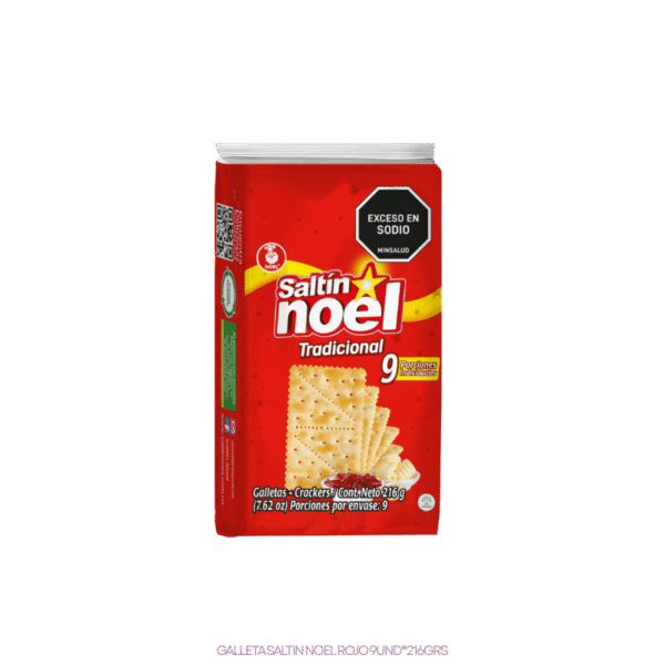 GALLETA SALTIN NOEL ROJO 9UND*216GRS