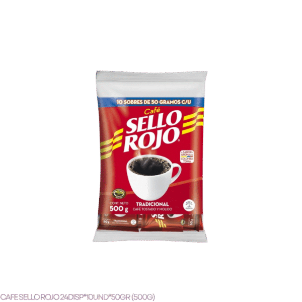 CAFE SELLO ROJO 24DISP*10UND*50GR (500G)