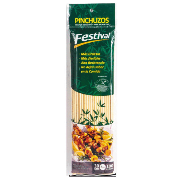 PINCHUZO BAMBU 30CM FESTIVAL 100DISPX100UND