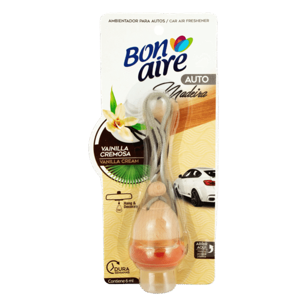 BONAIRE AUTO DISK VAINILLA & AMBAR 12UND*8GR
