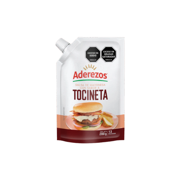 MAYONESA CON SABOR A TOCINETA ADEREZOS DP 24UNDX200G