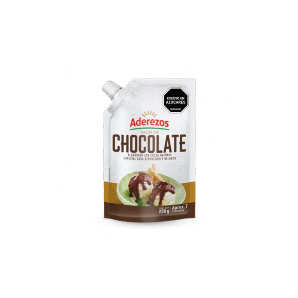 SALSA CHOCOLATE NEGRO ADEREZOS DP 24UNDX200G