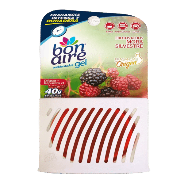 BONAIRE GEL CANASTA MORA SILVESTRE 12UNDX40G